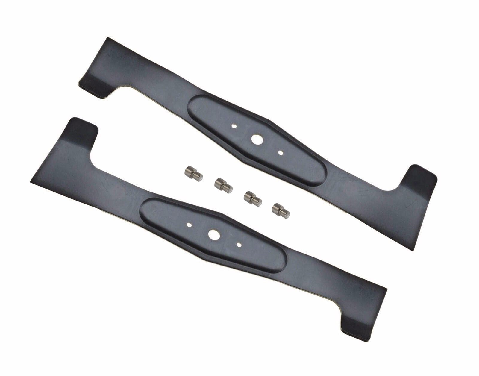 102 CM lawnmower blade set + 4 X shear pin compatible with AGS AG AJ 102/22 102/18 102/16 H Agrojet Starjet