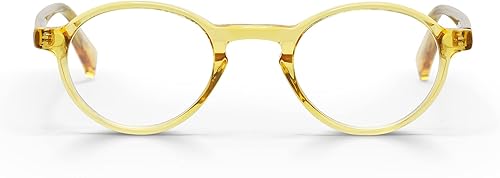 eyebobs - Junta rígida (estrecha)  Gafas de lectura premium para hombres y mujeres  Marco redondo para caras estrechas  Tamaños 0.0x - 4.0x