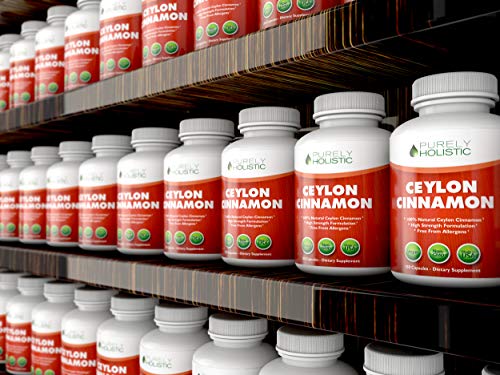 Ceylon Cinnamon Capsules 1500mg 150 Cinnamon Capsules Vegetarian & Vegan - 75 Day Supply (25% More) True Sri Lanka Ceylon Cinnamon Supplement Joint Support Blood Sugar Level Support