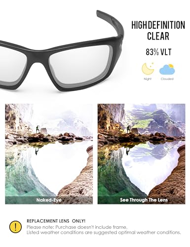 Image of BLAZERBUCK Polarized Replacement Lenses for Oakley Valve New 2014 OO9236 Sunglass