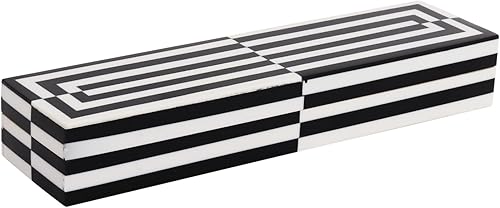 Miniatura 49 de Handicrafts Home Colección Marquet Array - Joyero decorativo hecho a mano para recuerdos, baratijas y decoración del hogar, caja para almacenamiento