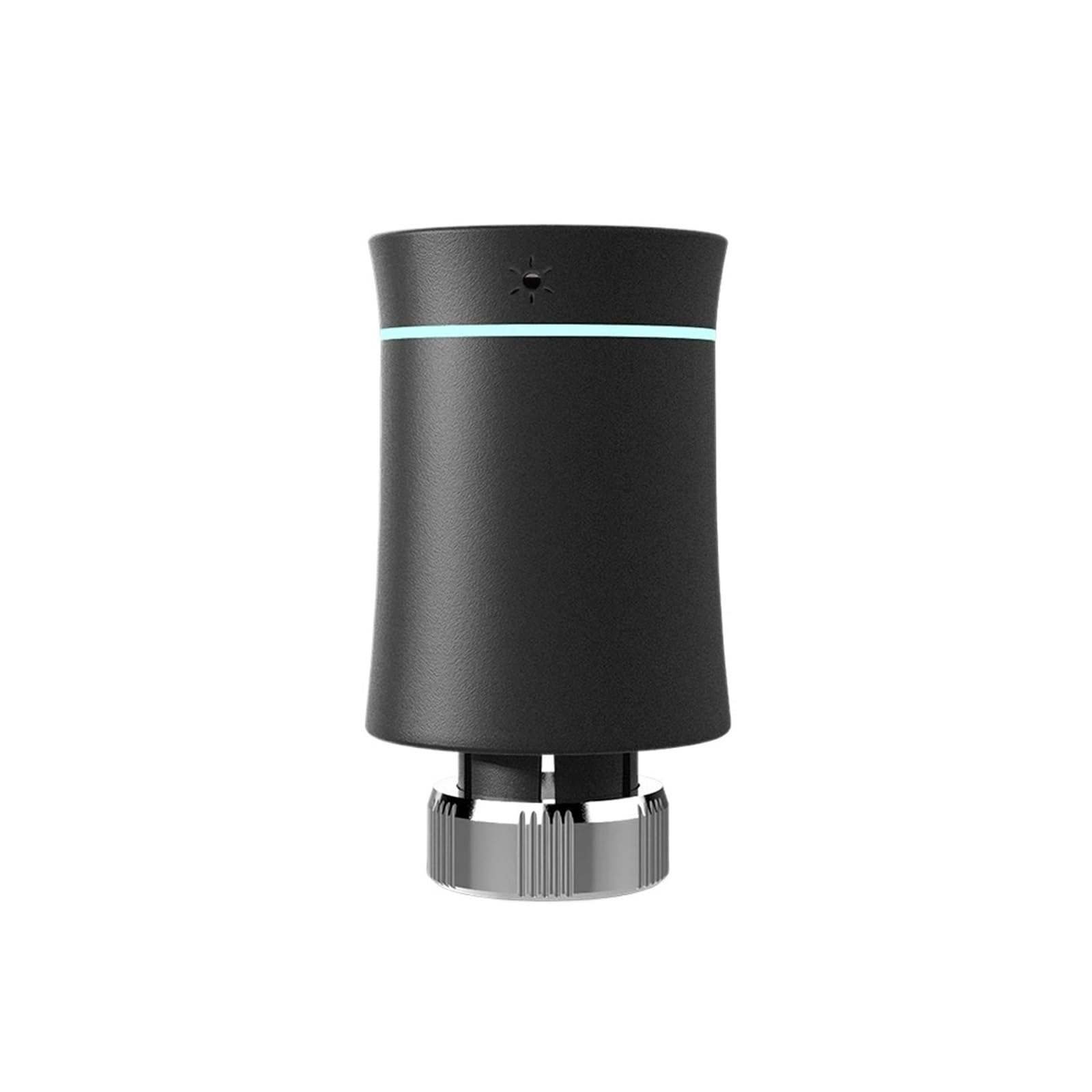 Actionneur De Radiateur, Vanne, Thermostat Programmable Intelligent, Contrôle Température du Chauffage, Commande Vocale À Domicile RéGlage Automatique(1PCS Black Valve)