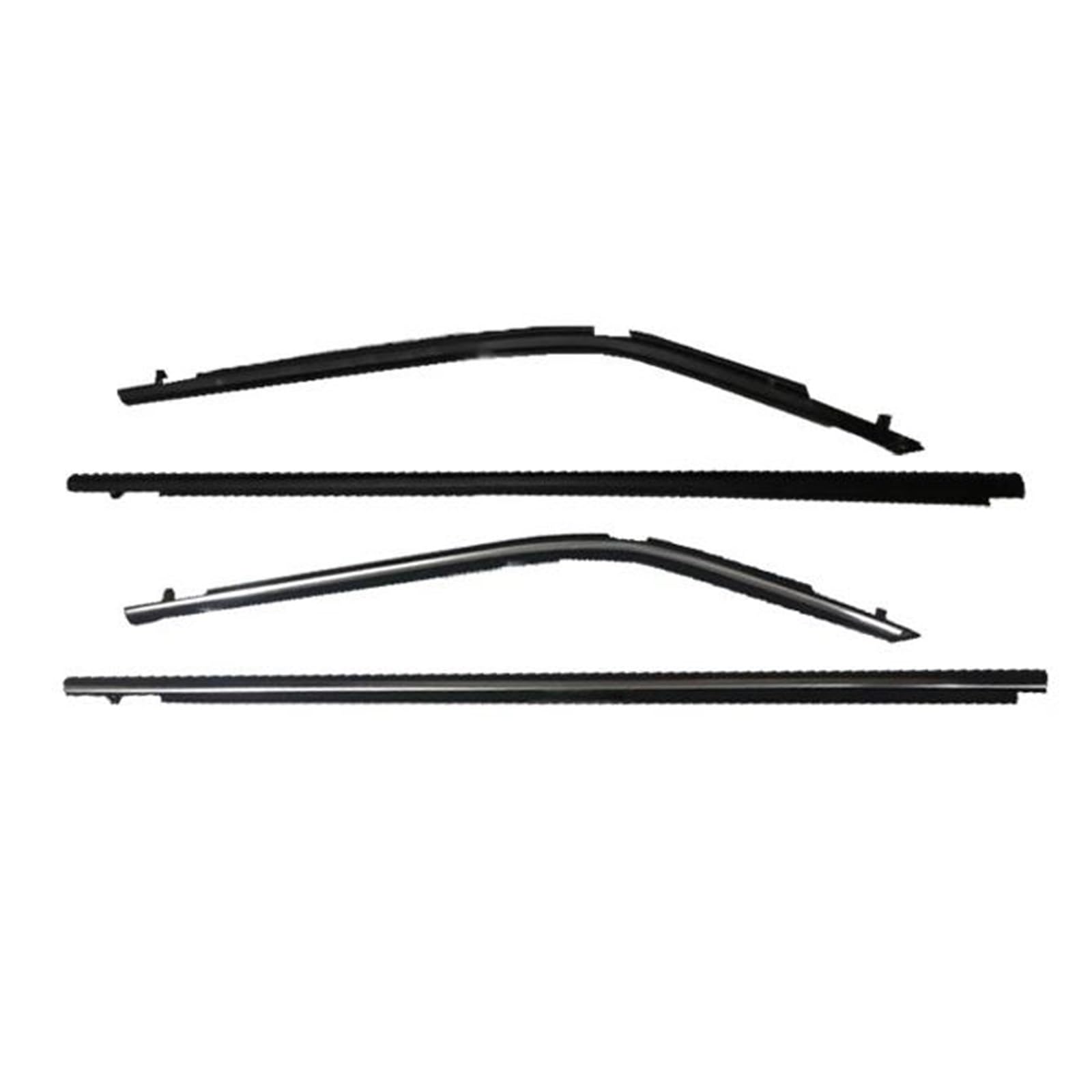 Car Weather Stripping For Toyota For C-HR For IZOA 2018-2022 Side Chrome Window Rubber Weatherstrip Seal Belt Trim