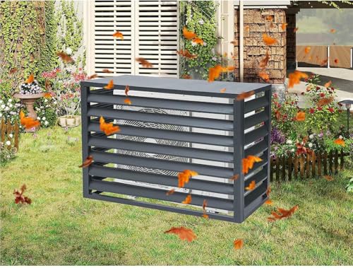 Valla para Aire Acondicionado de Aluminio | Cubierta Exterior de 2 Paneles 5