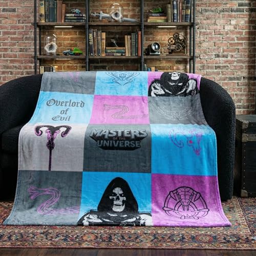 Image of Masters of the Universe Movie Skeletor Throw 60 inch x 46 inch, Soft Cozy Plush Blanket for Couch, Bed & Travel, Collectible Gift (Officially Licensed Product) by Franco