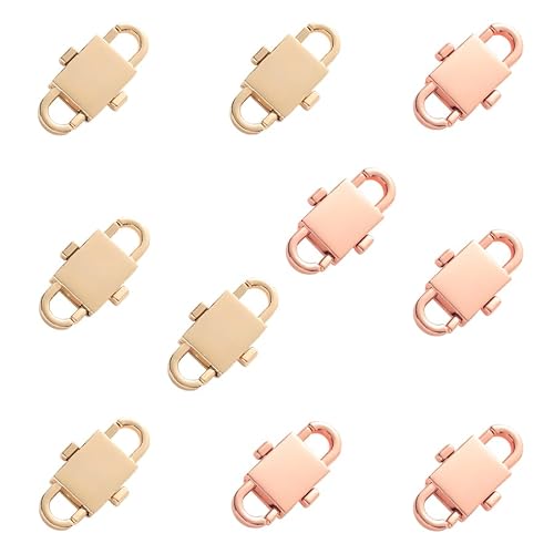 Monattrod Zipper Clips Anti Theft - 10 Pcs Double Opening Small Carabiner - Holding Zipper Closed - Zipper Pull Replacement - Theft Clasp for Backpack Purse Luggage Suitcase