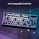 ASUS ROG Azoth kabellose mechanische Gaming Tastatur (75% Formfaktor, ROG NX-Switches, PBT-Doubleshot-Tastenkappen, OLED-Display, Bluetooth, 2,4-GHz-RF Wireless, USB, DE QWERTZ-Layout) schwarz