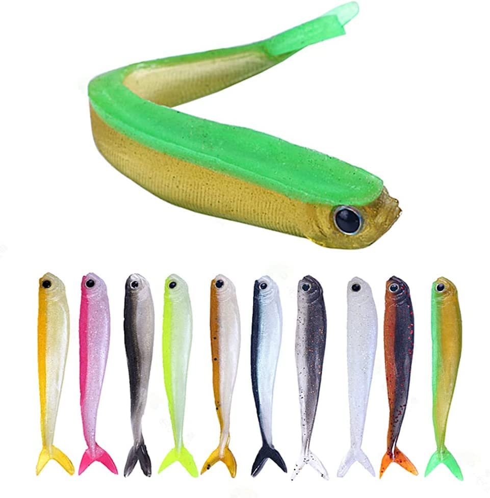 Amazon.co.jp: ChrysM ラバー フィッシュ ルアー ラバーワーム