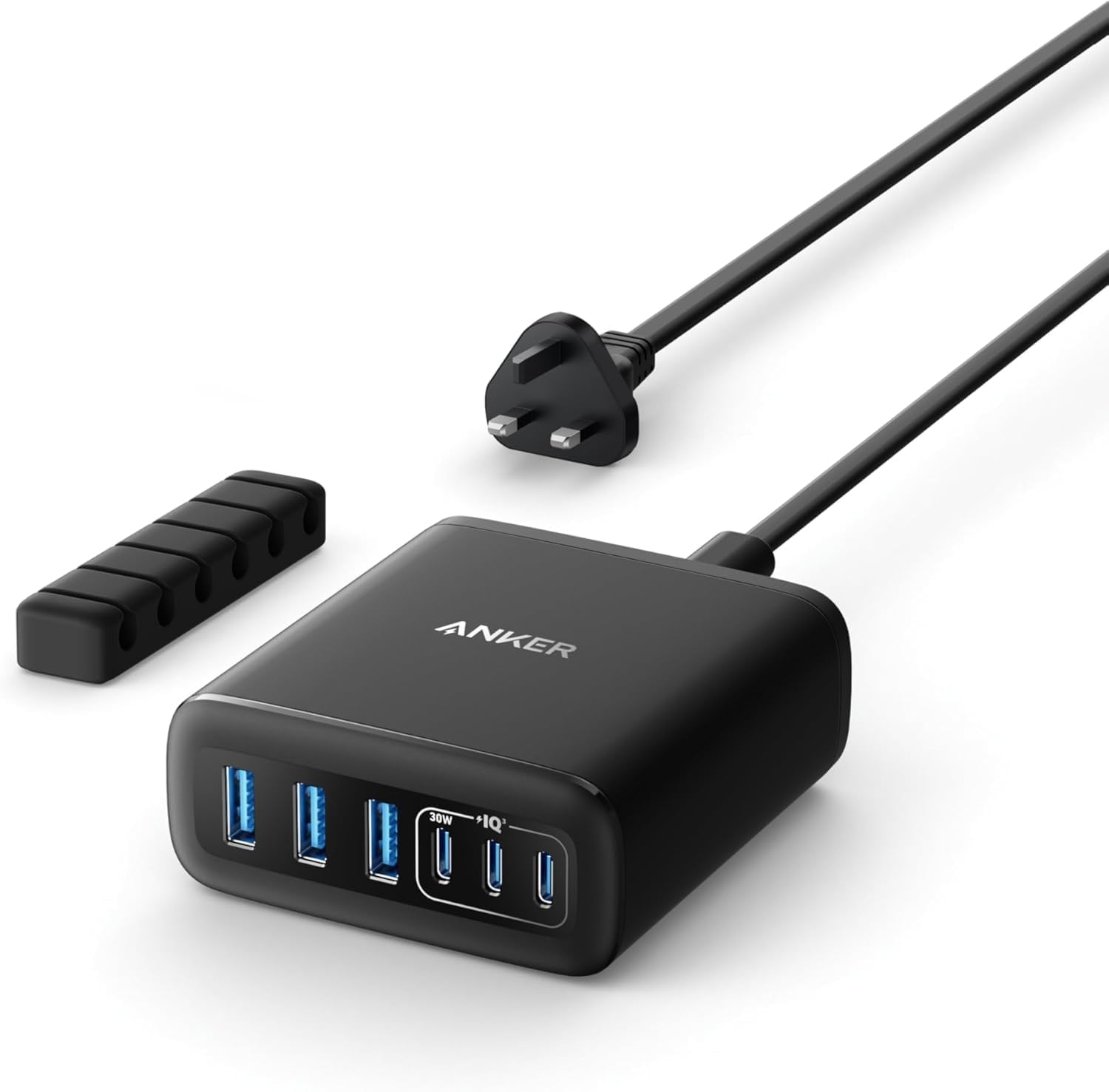 Anker USB C Charger, 6 Port Charging Station with 112W Power, for iPhone 17/16 Series, MacBook, Galaxy, iPad, and Samsung S25/S24 (Cable Not Included) Anker USB C Charger, 6 Port Charging Station with 112W Power, for iPhone 17/16 Series, MacBook, Galaxy, iPad, and Samsung S25/S24 (Cable Not Included)