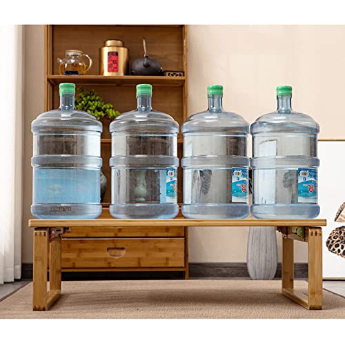 Table basse pliable en bambou pour libérer l'espace des petits salons - 7