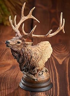Wild Wings Primal Call - Elk Sculpture by Stephen Herrero