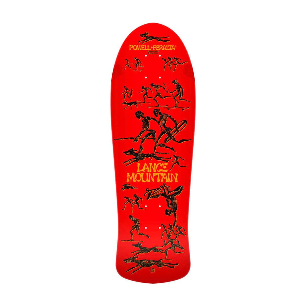 Powell Peralta Lance Mountain Bones Brigade 15 Skate Deck Red 9.90x30.7