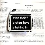 【26 modes de couleur】Faites en sorte que l'aide à la lecture réponde aux besoins de différentes personnes, en particulier la basse vision, le daltonisme et l'amblyopie, permettant aux yeux d'obtenir une bonne expérience visuelle.