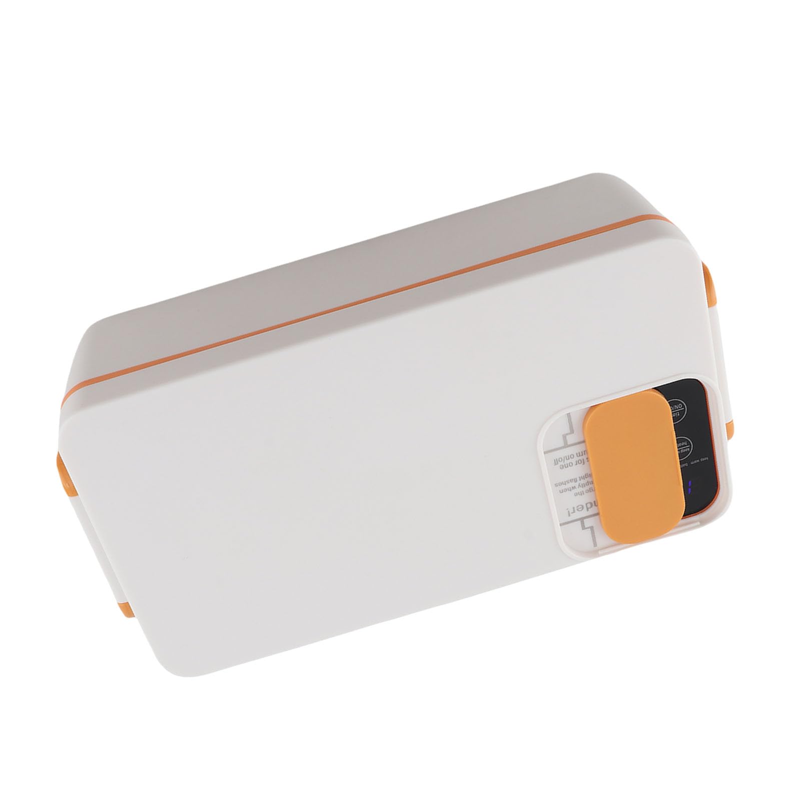 Haofy Scaldavivande Elettrico Senza Fili con Riscaldamento a Batteria in Acciaio Inossidabile 304 per Ufficio, Scaldavivande Portatile per la Casa (WHITE)