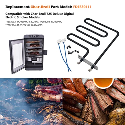 800 Watts Smoker Heating Element Kit Rplacement Part For Masterbuilt And Char-Broil Digital Electric Smokers, Model 9907090033 Or Fdes30111 #TOP3