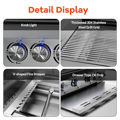 Garveelife 1RQ0QPDPSJCT_BFURTOSJGE09BH8L 36-Inch Bulit In Grill thumb #3