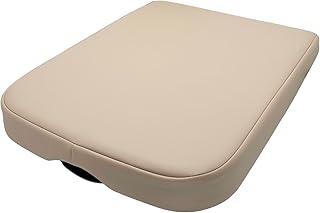 NHILES Center Console Cover Replacement Compatible with 2002 2003 2004 2005 2006 2007 2008 2009 2010 2011 2012 Dodge Ram Armrest Bin Lid Replace Part # WP051DVAA Color Beige