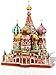 Piececool - Kit di modellini in metallo 3D per adulti – Cattedrale di San Basilio DIY 3D puzzle in metallo per adulti