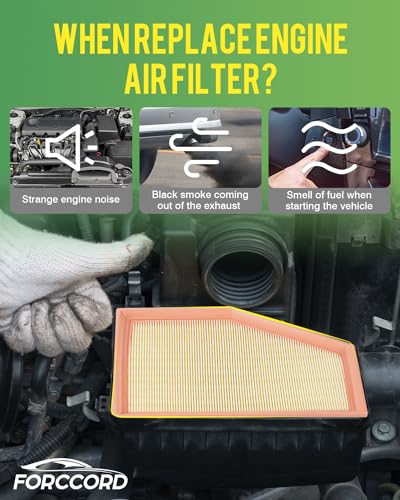 Image of Cabin & Engine Air Filter Fit for Silverado 2500HD /3500HD (2020-2026), GMC Sierra 2500HD /3500HD (2020-2026) 6.6L Diesel Engine Only Activated Carbon Cabin Filter Replacement CF11966 84554703