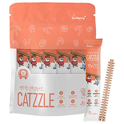 Dr.Petra Catzzle Cat Treats, Dental Chews For Indoor Cats, Cat Teeth Cleaning, Dental Care Snacks cover