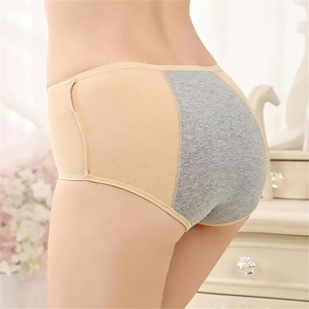 Slip da donna in cotone senza cuciture con decorazione in pizzo a vita medio alta