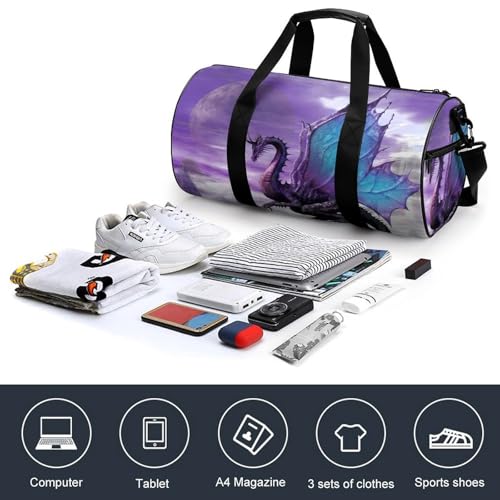 Sac week-end dragon violet pour optimiser vos voyages de gym