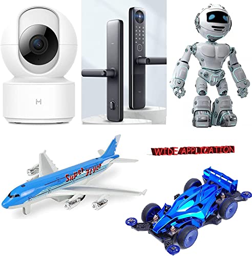 Image of REES52 2X Pcs SG90 Micro Servo Motor Mini Servo SG90 9g Servo Kit for RC Helicopter Airplane Car Boat Robot Arm /Hand /Walking /Servo Door Lock Control with Cable