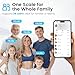 CLORIS 8 Electrodes Digital Smart Scale FSA&HSA Eligible for Body Weight Fat Accurate BMI Muscle Mass Body Composition Measurement Health Analyzer with App Bluetooth