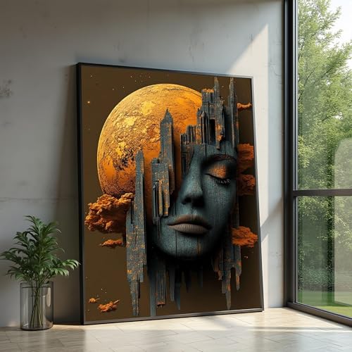Décoration intérieure lune fantastique pour habiller un mur vide