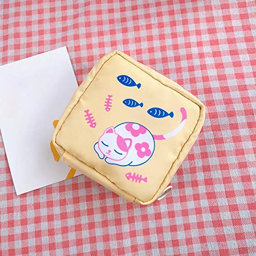 harayaa Saco de Armazenamento de Guardanapo de Desenho, Reutilizável com Zíper, Bolsa Lavável, Supor