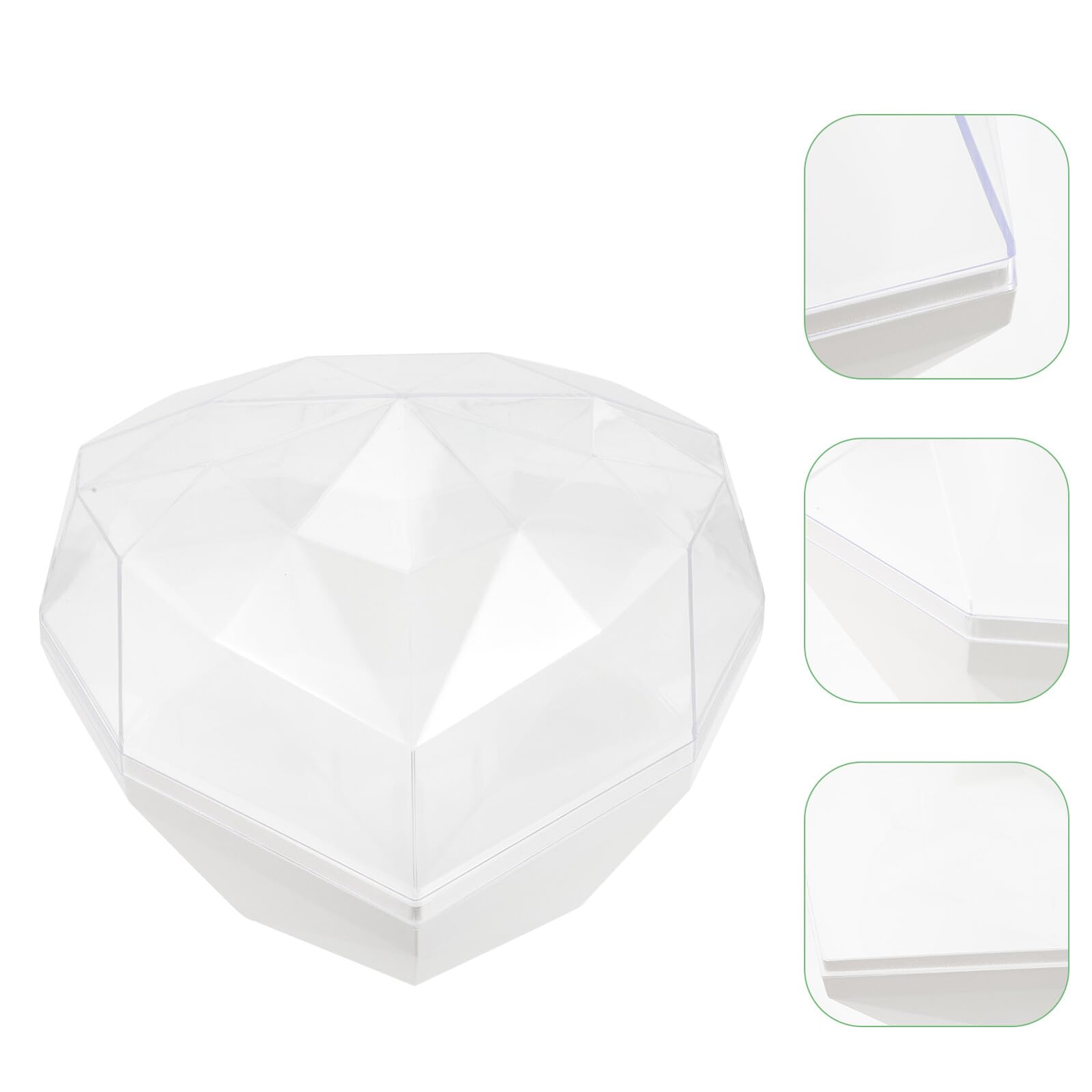 Homoyoyo Herzförmige Acrylbox für Blumenarrangements Leichter und Tragbarer Blumenkasten Transparente Geschenkbox für Hochzeit und Valentinstag