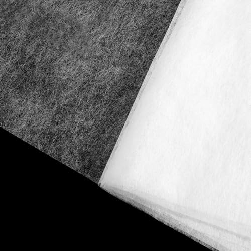 Interfacing Fabric for Sewing 59"x 79" White Iron On Fusible