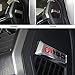 Miaoge Chrome Dashboard Side Emblem Cover Trims fit 2015 2016 2017 2018 Ford F150 Accessories