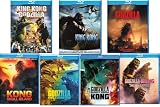 King Kong VS. Godzilla / King Kong / Godzilla / Kong Skull Island / Godzilla: King of the Monsters / Godzilla VS. Kong / Godzilla x Kong: The New Empire (Blu-ray) (7-Pack Collection)