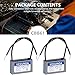 VEXUNGA CBB61 Fan Capacitor 4.5uF 450 Volt Ceiling Fan Capacitors Replacement 4.5MFD 450V AC 450VAC 50/60Hz 2Wire for Fans Motor Start Run (2Pcs)
