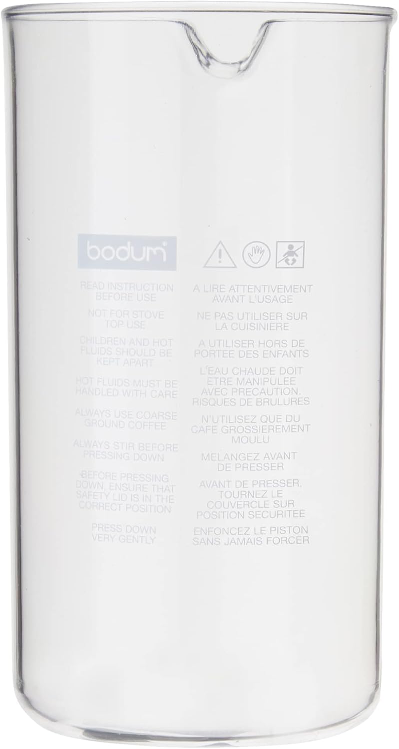 BODUM Shatterproof Plastic 3 Cup Replacement Beaker, 12-Ounce