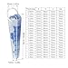 YWBL-WH Plastic Feeler Gage Metric 20 Leaf 20 in 1 Crevice Measurement Tool Automobiles Electronics Industry