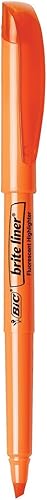 Miniatura 2 de BIC Brite Liner Resaltador Punta Cincel Naranja DOZEN (BL11-OE)