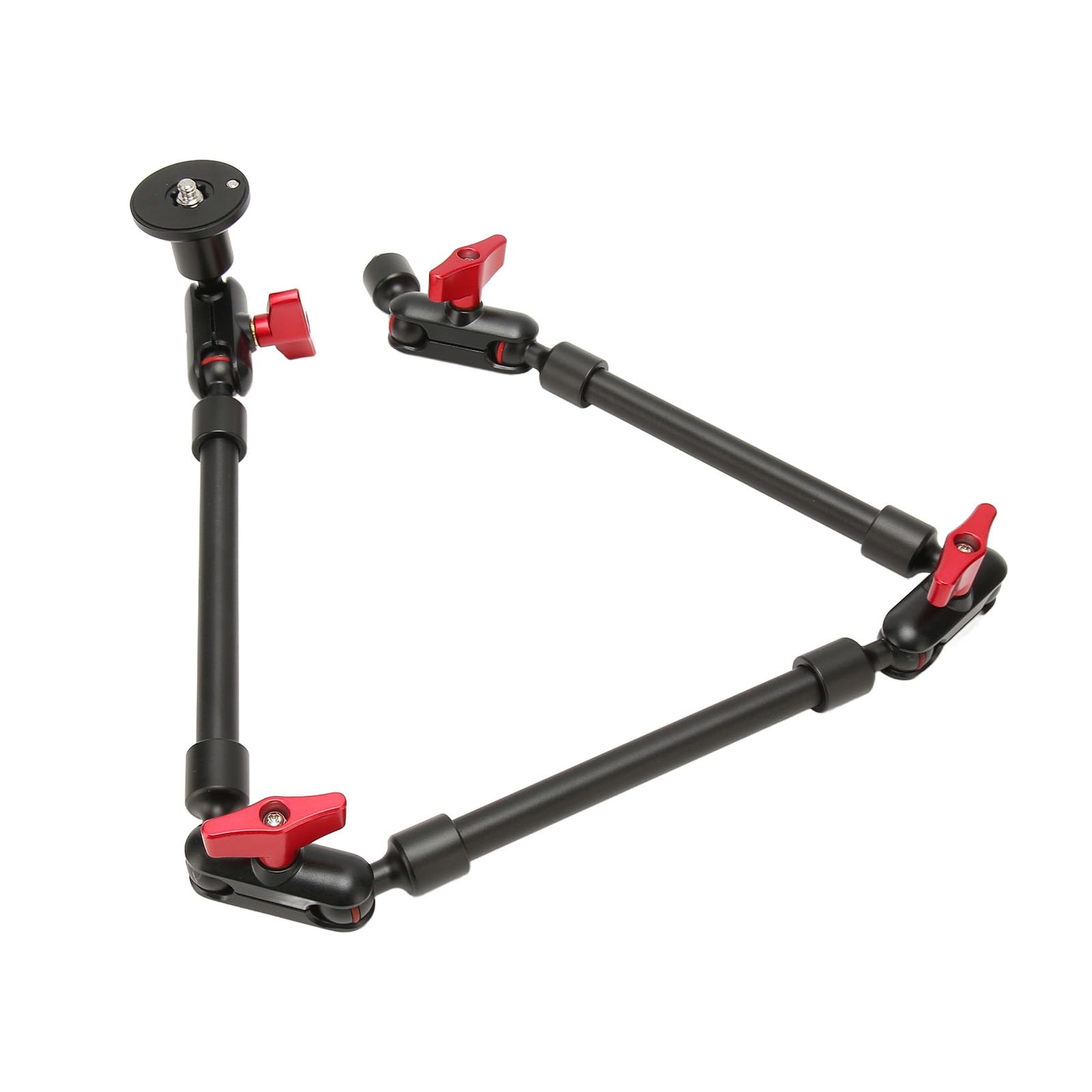 Brazo mágico articulado de 31 pulgadas, soporte de cámara de escritorio de Rotación de 360 grados con tornillo de 1/4 de pulgada 3/8 pulgadas, Soporte articulado de pared para cámara y teléfono
