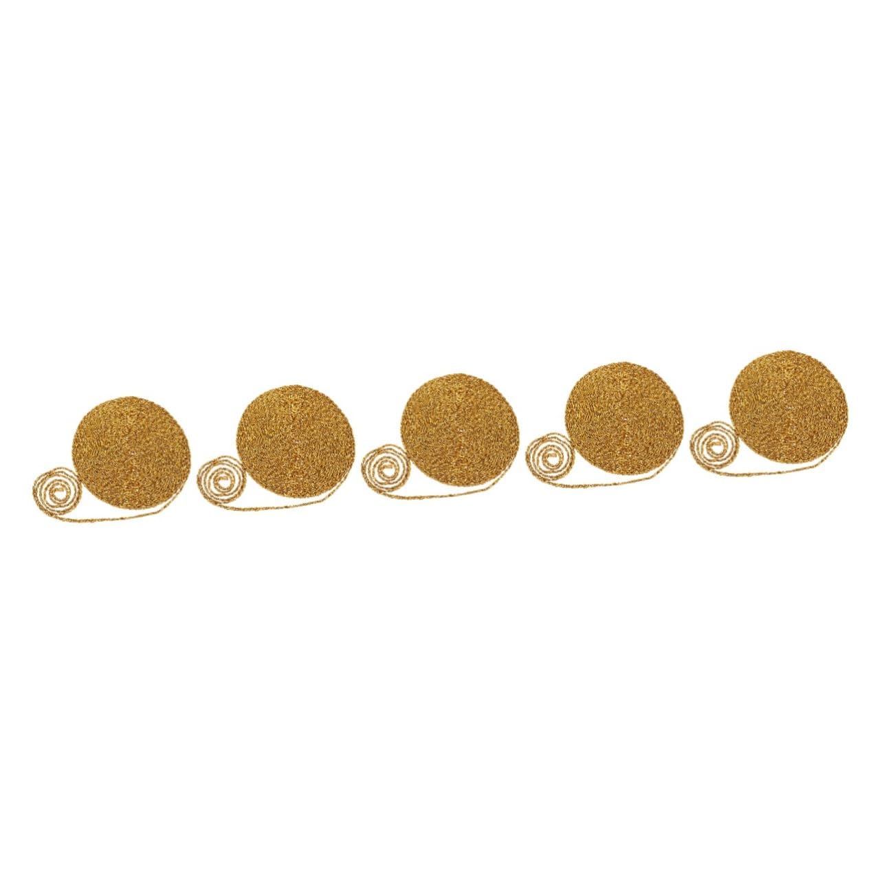 Garniture de rideau ondulée Uonlytech en fil de polyester lavable pour couture 5 pièces