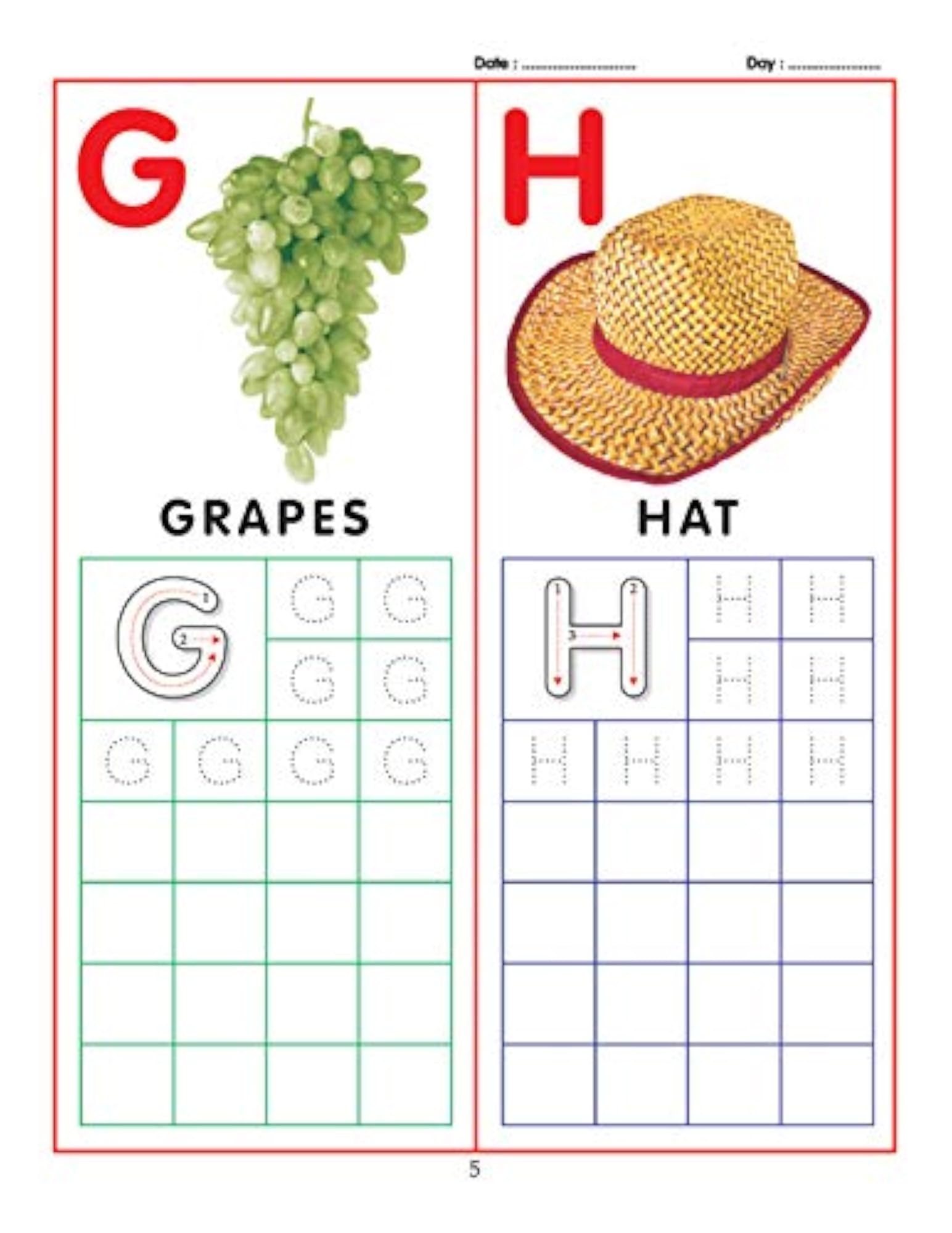 Capital Letters Writing ABC