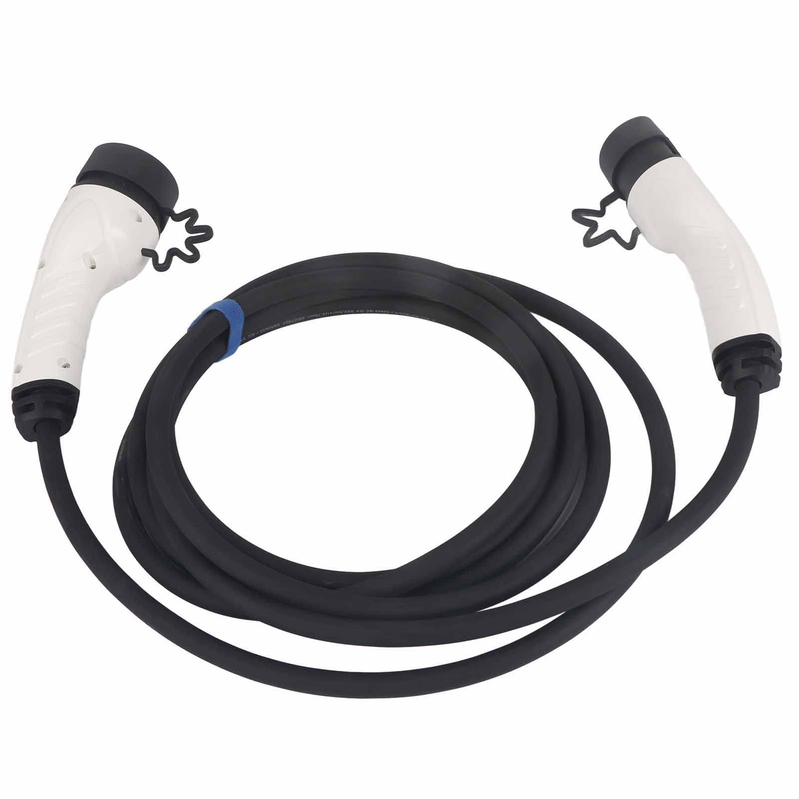Kabel do ładowania Pojazdu Elektrycznego 415 V, 11 KW, 5 M, Wtyczka Samochodu Elektrycznego Typu 2, ładowarka o Dużej Wytrzymałości z Certyfikatem CE TUV UKCA, Idealna do Pojazdów Marki