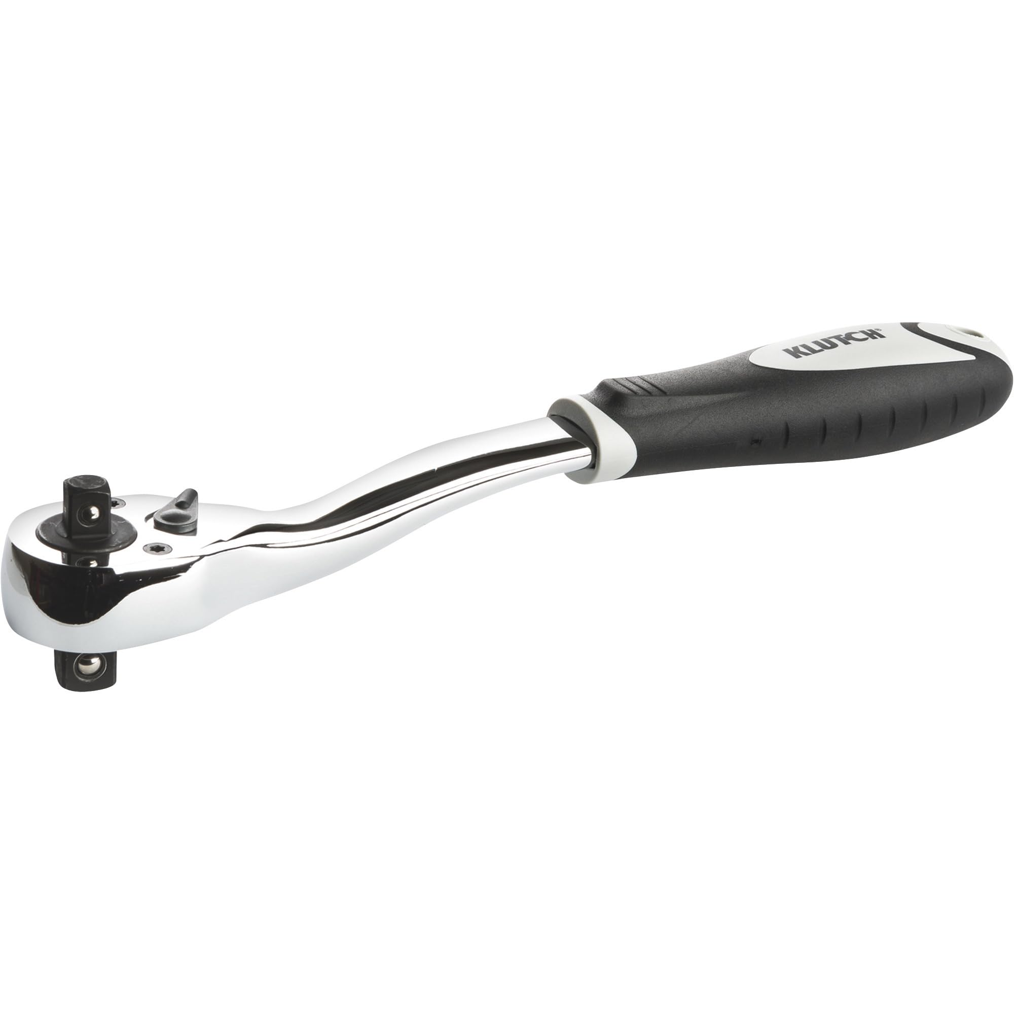 Klutch 10 3/4in. Dual-Head Offset Ratchet - 3/8in. and 1/2in. Drive