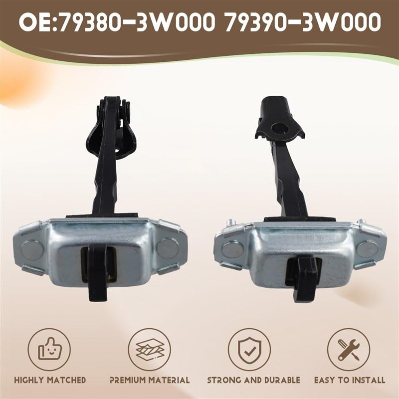 Brazo de parada de puerta para Kia Sportage MK3, juego de retenedores 2 uds 4