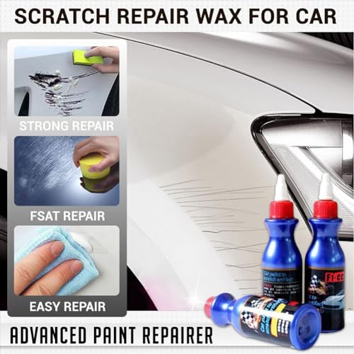 Cera de reparación de rayones para autos (3 piezas) miniatura 3