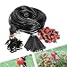 Produktbild Kalolary Bewässerungssystem Garten 25m, Bewässerungssets Micro Drip Bewässerung Kit Automatische Sprinkler Tropfbewässerung Gartenbewässerung für Landschaft, Flower Bed, Terrasse Pflanzen