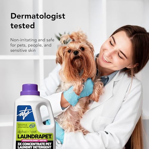 Image of ATP LaundraPet 3X Enzyme Laundry Detergent for Pet Stains, 1 /2 Gallon