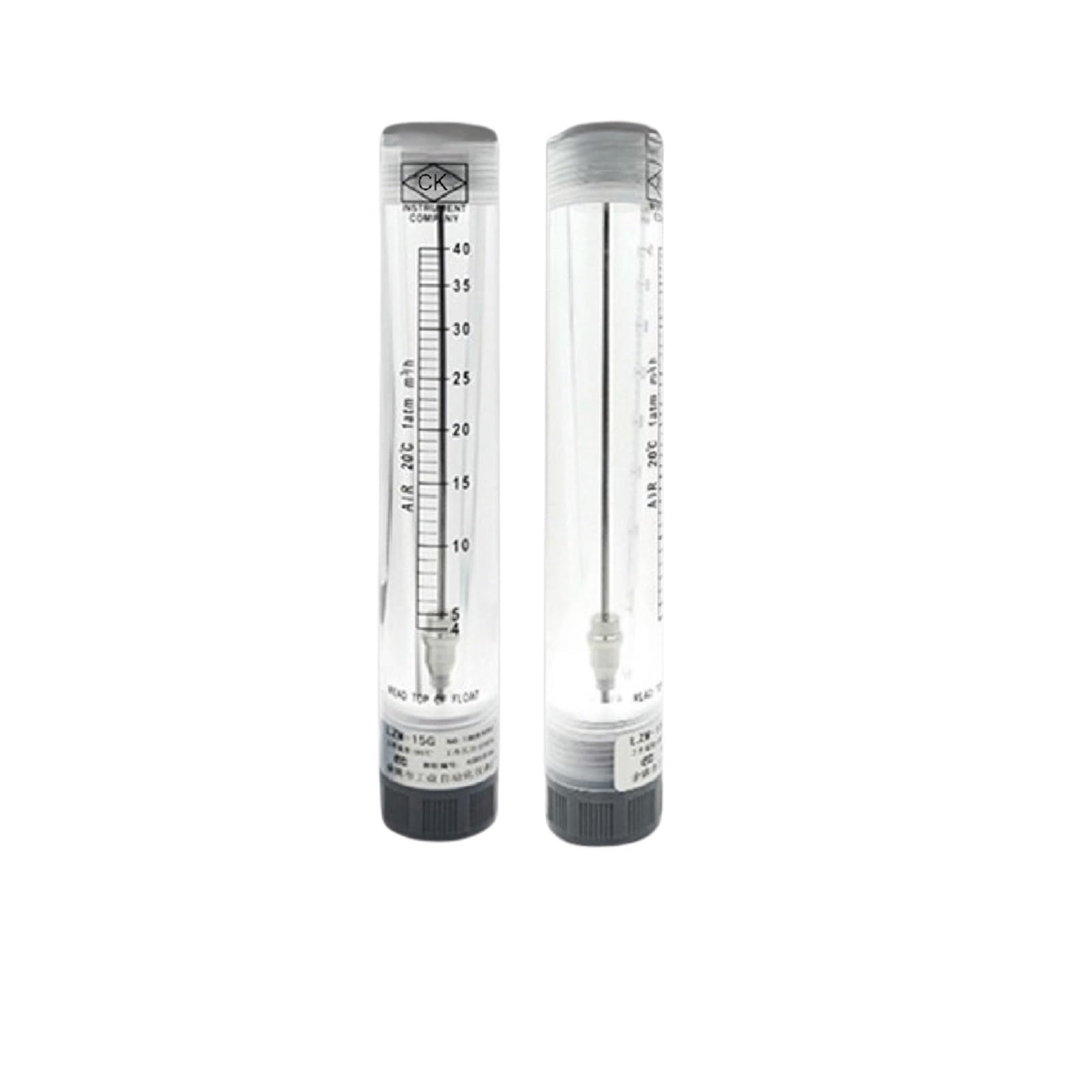 LEOTNNDQ 1PCS Variable Area Flow Meter LZM-15G Inline Rotameter(0.3-3Nm3-H)