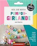 Ruck, zuck kreativ - Pompon-Girlande zum Bemalen (100% selbst gemacht)