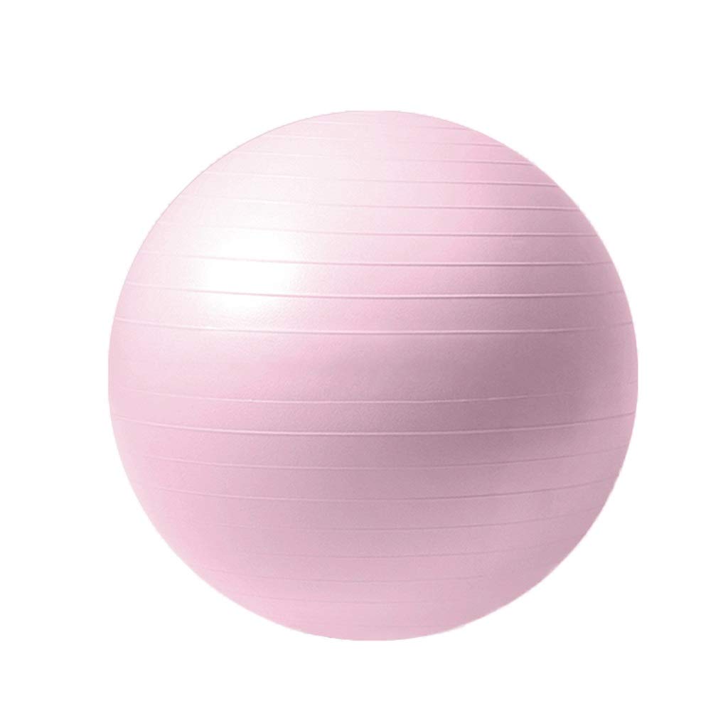 Pelota de Gimnasia Bola de Ejercicios Pilates Ball Balance Ball Yoga Ball Ball Silla for Pilates, Yoga, Entrenamiento del núcleo y Fisioterapia, Rosa (55-75 cm) (Size : 65cm)